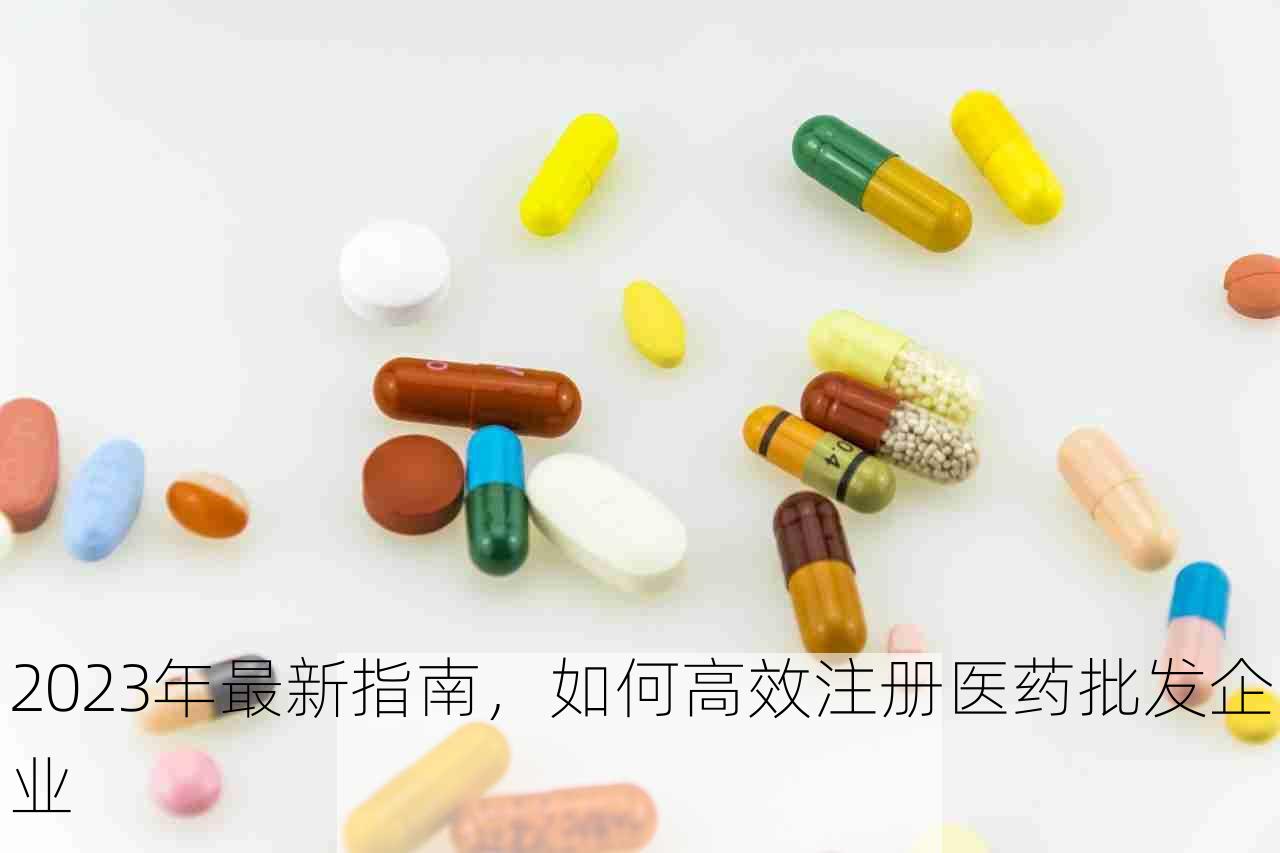 2023年最新指南，如何高效注册医药批发企业