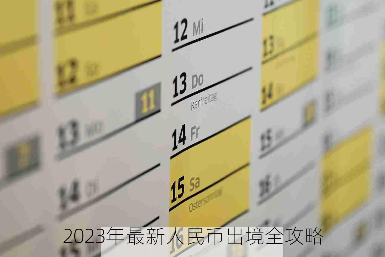 2023年人民币出境