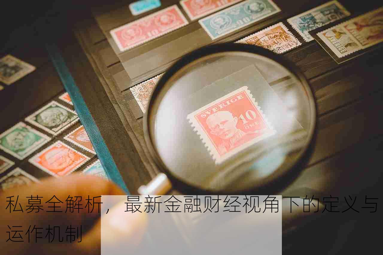 私募全解析，最新金融财经视角下的定义与运作机制