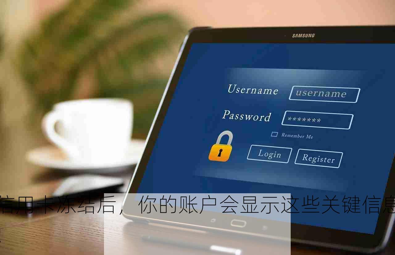 信用卡冻结后，你的账户会显示这些关键信息！