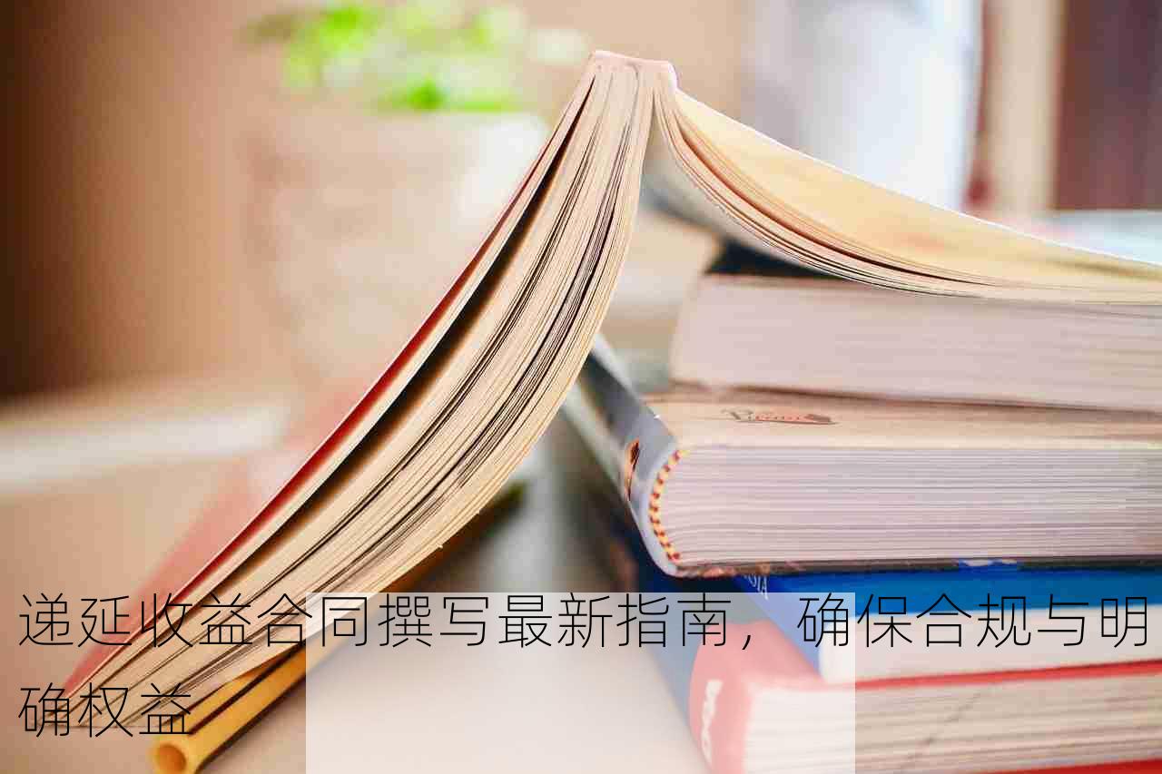 递延收益合同撰写最新指南，确保合规与明确权益